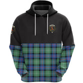 Sutherland Old Ancient Clan Half Of Tartan Hoodie